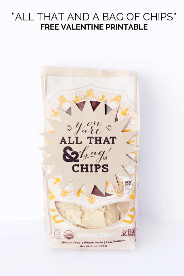 You Are All That And A Bag Of Chips Printable Valentine Idea See Kate Sew