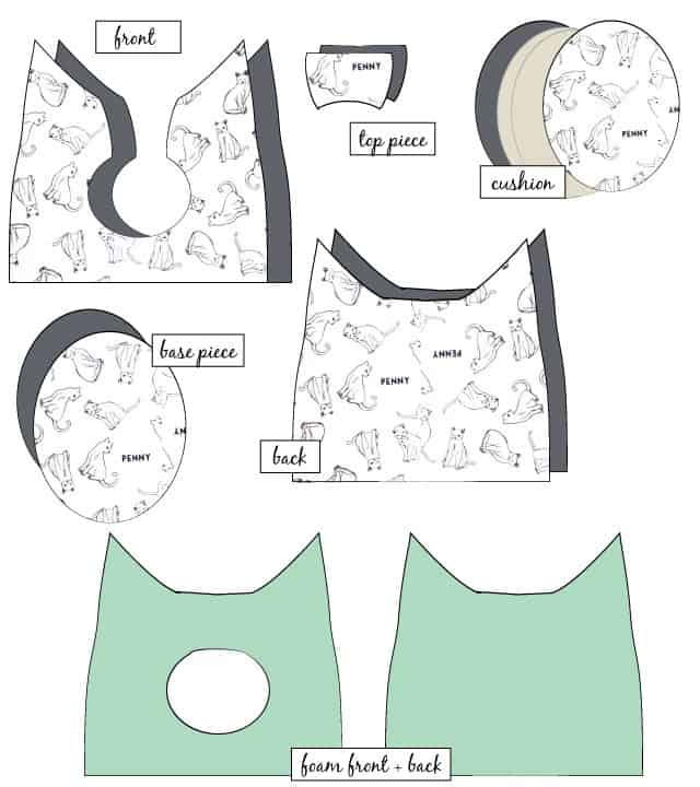 Printable Cat Clothes Patterns For Sewing Printable Word Searches