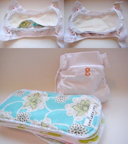 handmade gDiaper cloth insert tutorial | cloth diaper insert pattern | how to make a cloth diaper insert || See Kate Sew #clothdiaper #diyclothdiaper #diaperinsert