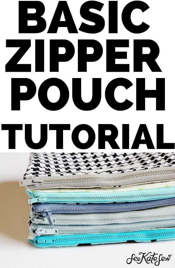 Basic Zipper Pouch | See Kate Sew
