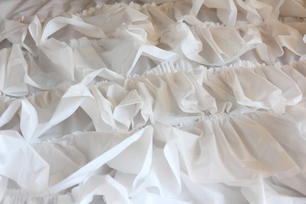 do you like ruffles? + Anthro shower curtain - see kate sew