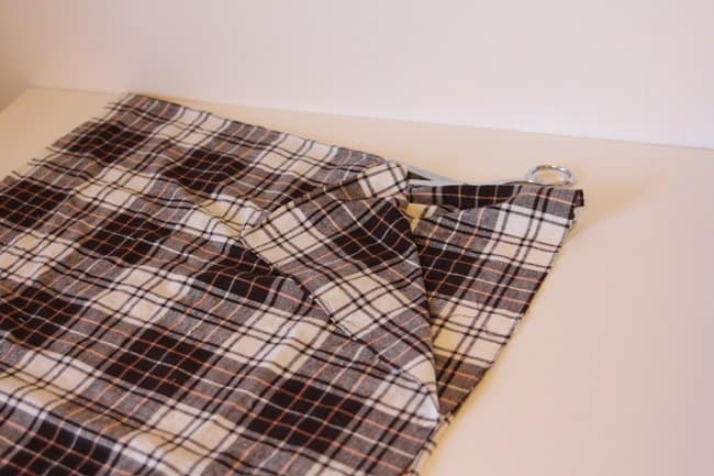 one yard plaid scarf - see kate sew