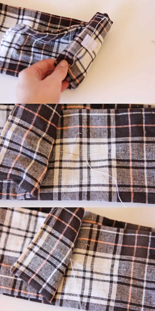 one yard plaid scarf - see kate sew