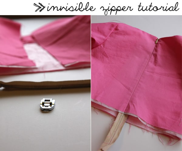 How to Sew an Invisible Zipper