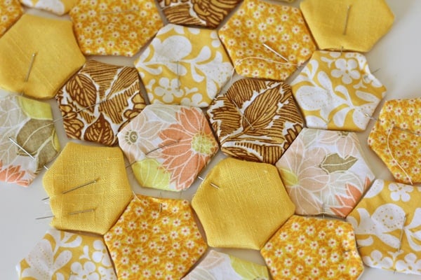 hexagon pattern quilting projects