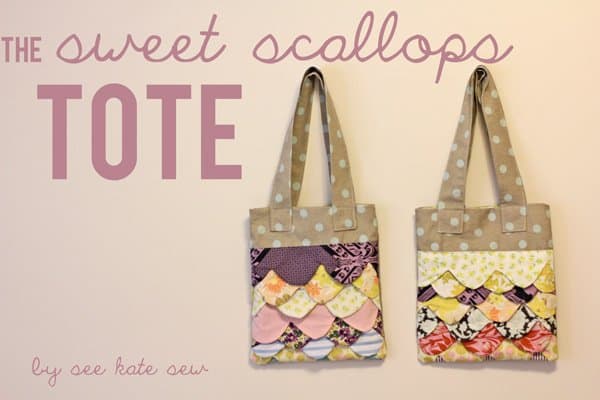 10 FREE tote bag patterns - see kate sew