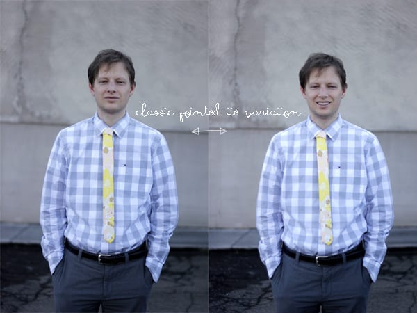 free skinny tie pattern