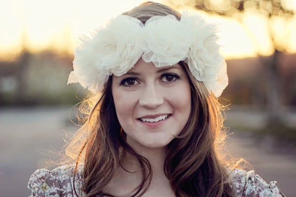 ruffled flower crown tutorial - see kate sew