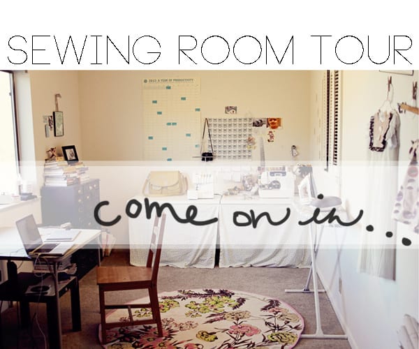 Where I Sew // Sewing Room Tour - see kate sew