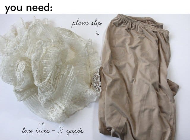 Skirt Extender - Slip tutorial- LACE- SKIRT TO SHORT?