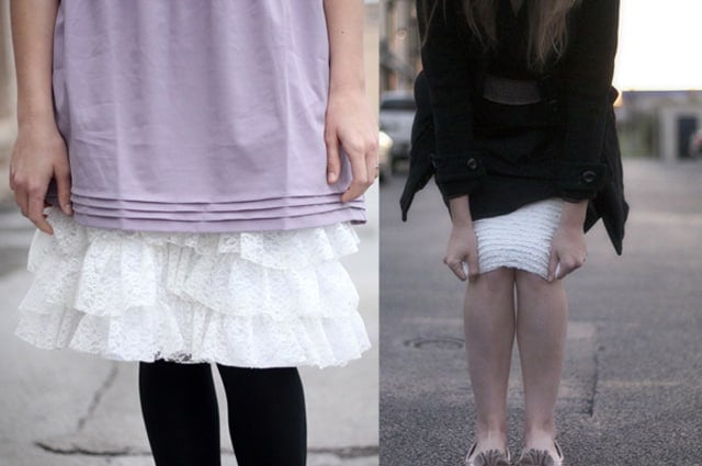 Lace Skirt Extender Tutorial - Sisters, What!