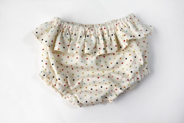  Ruffled Baby Bloomers, Diaper Covers - Making