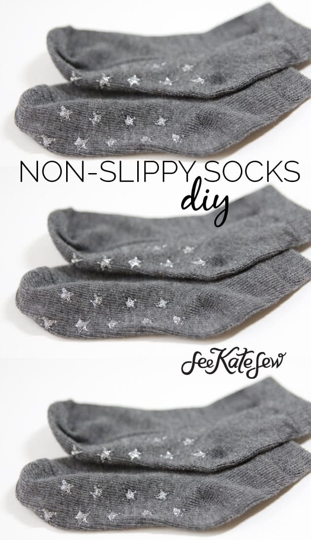 Non-Slippy Socks DIY|See Kate Sew