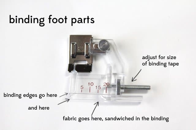 sewing 101: how to use the binding foot - see kate sew