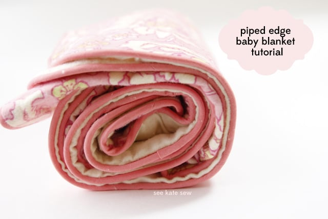 How to sew online a flannel baby blanket