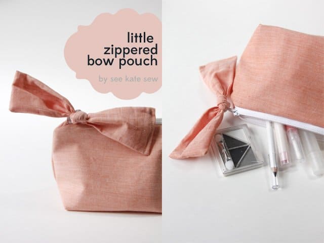 Easy Zipper Pouch Tutorial, The Perfect Gift