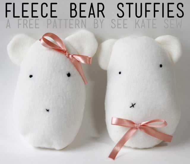 fleece teddy bear pattern