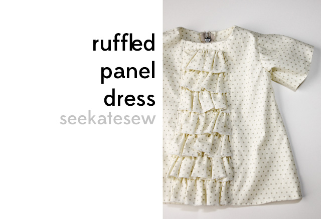 ruffled baby dress tutorial - see kate sew