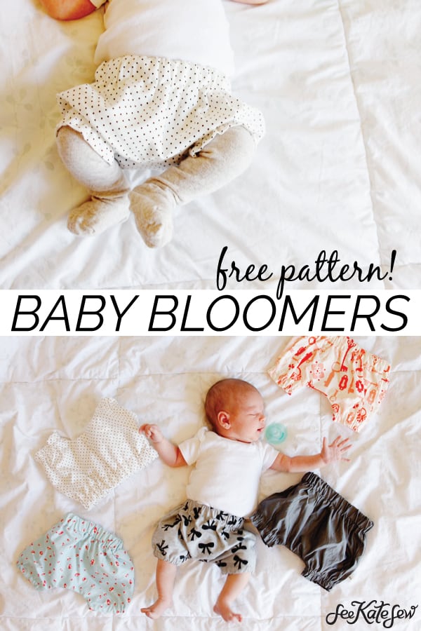 baby bloomers sewing pattern | Baby Bloomers, Baby Bloomers Pattern, Free Baby Bloomers Pattern, Sewing Patterns for Babies, Free Sewing Pattern for Babies #babybloomers #babybloomerspattern #freesewingpattern || See Kate Sew via @seekatesew