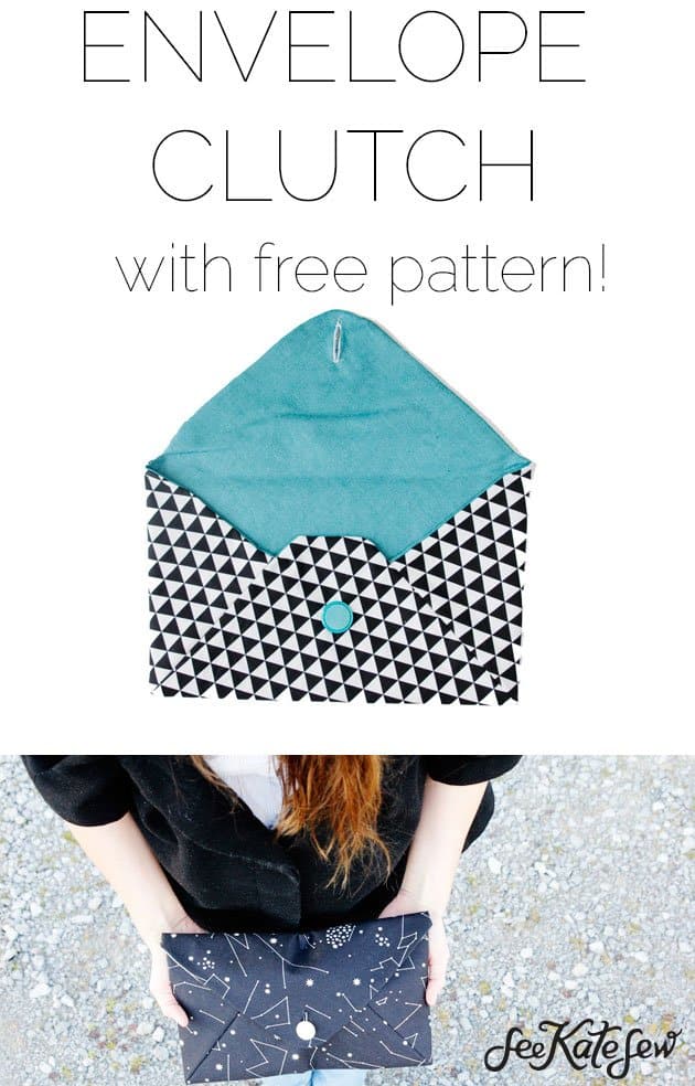 Envelope Clutch Pattern (free!) | See Kate Sew