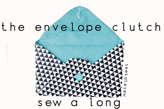 envelope clutch pattern - see kate sew