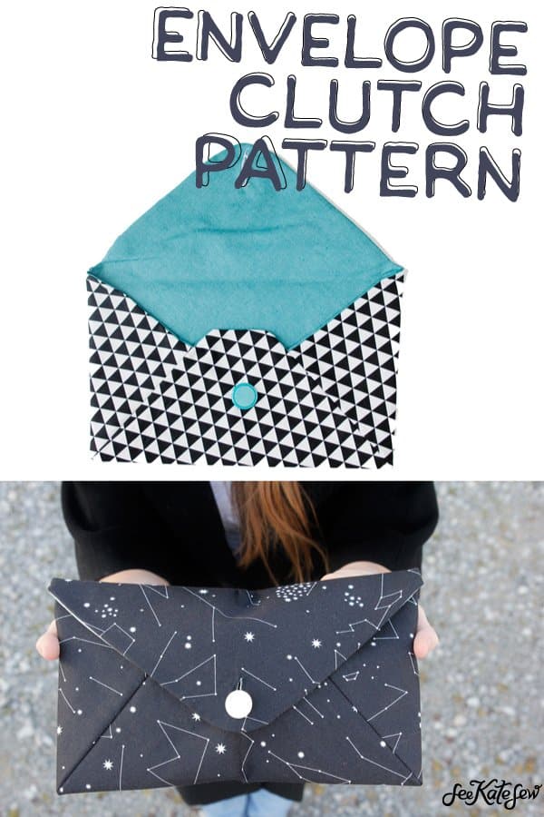 Envelope Clutch PDF Pattern – Noodlehead Sewing Patterns
