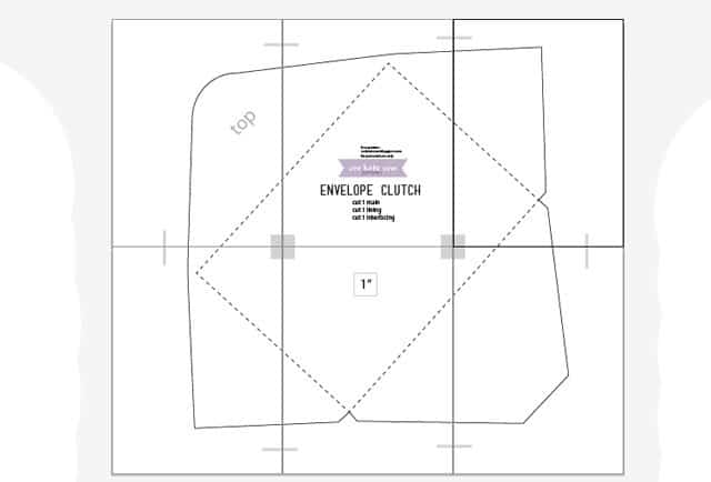 envelope clutch pattern - see kate sew