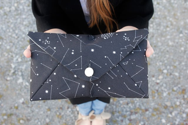 envelope clutch purse