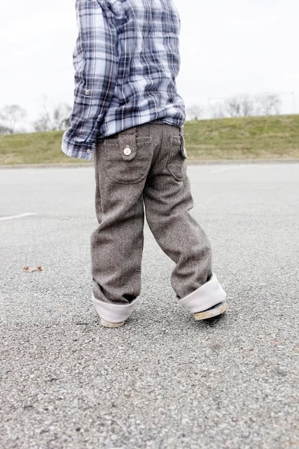 boy pants sewing pattern elastic