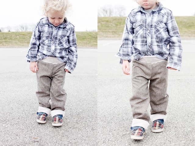 the surfer slacks // boy pants sewing pattern