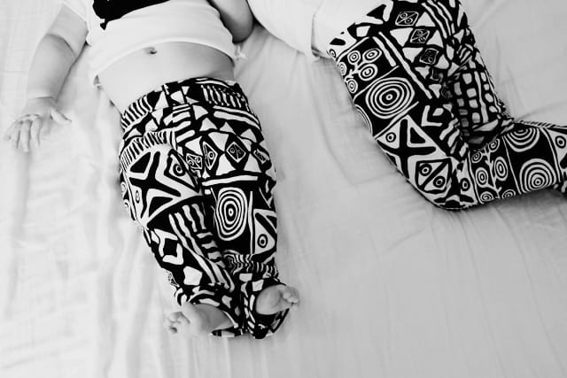 kcw: day 1 // DIY tribal leggings - see kate sew