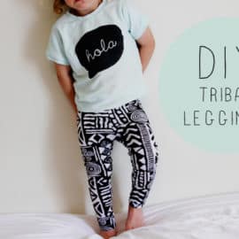 DIY tribal leggings