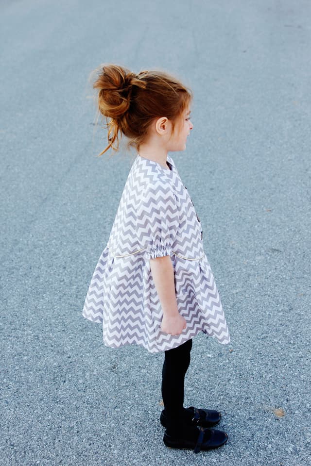 zig zag dress pattern 