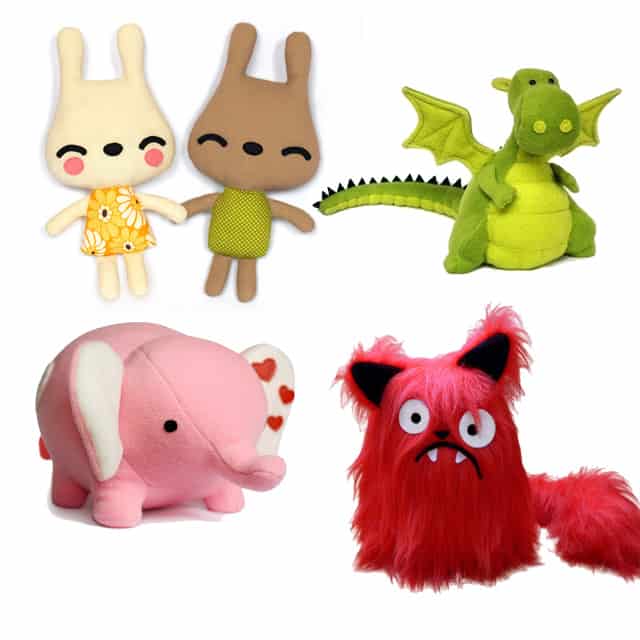 plush animal sewing kits