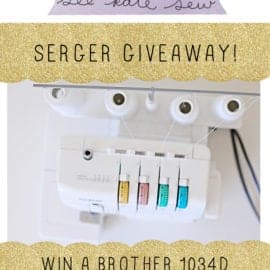 win a brother serger via see kate sew! ends June 30. seekatesew.com