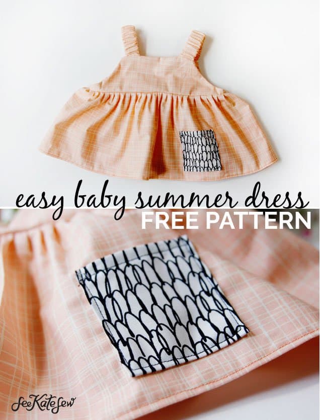 modern baby frock