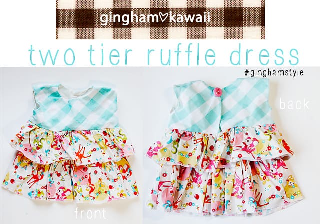 two tier ruffle dress- free pattern! // see kate sew