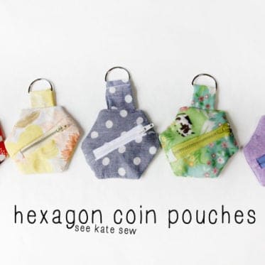hexagon coin pouch tutorial