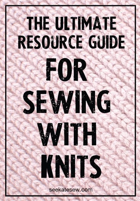 tons of free tutorials for sewing with knits