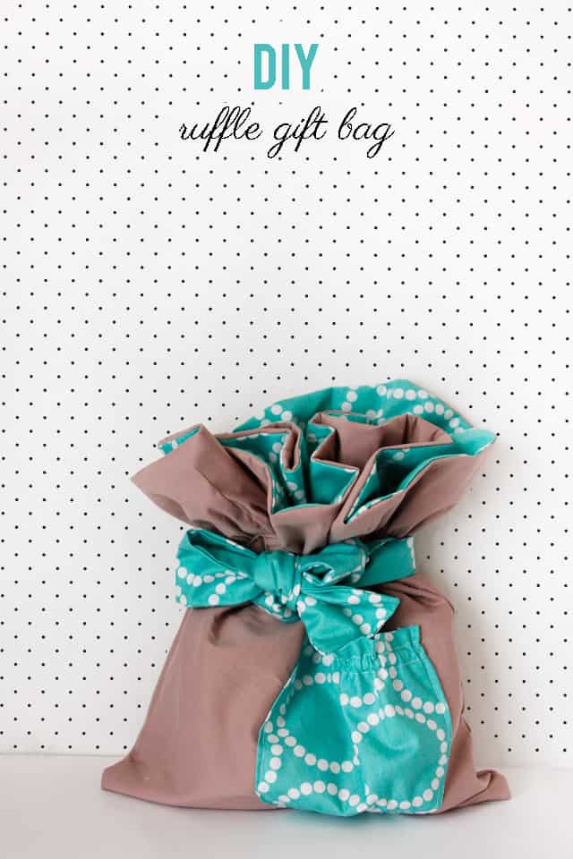 Reusable Fabric Gift Bags to Sew