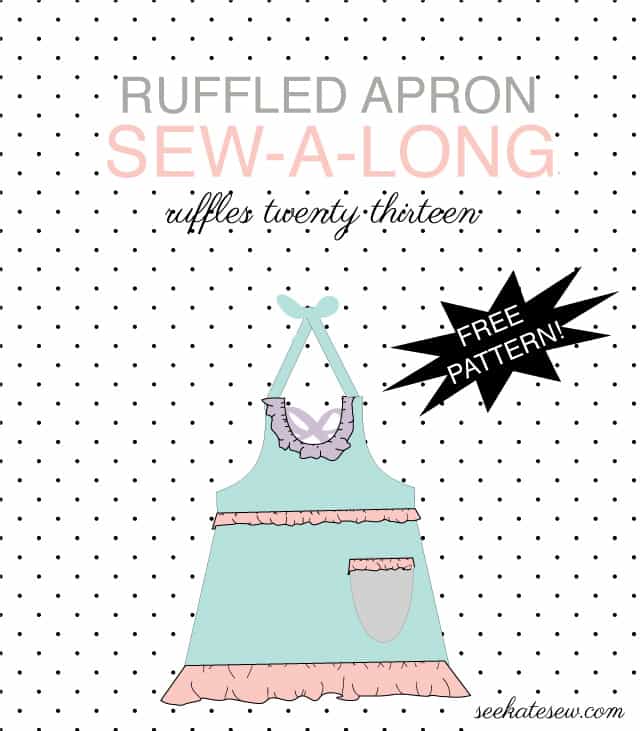 ruffled apron pattern sew-a-long details, pattern and graphics! - see kate  sew