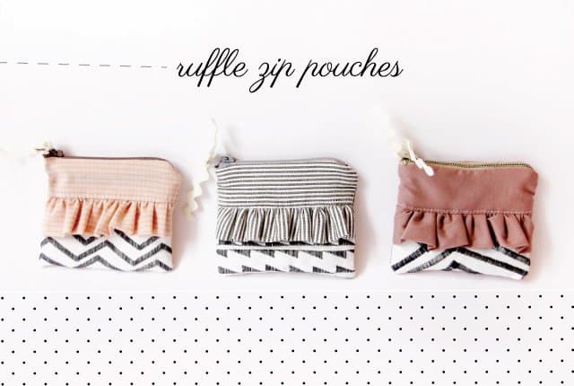 Rectangular zipper online pouch