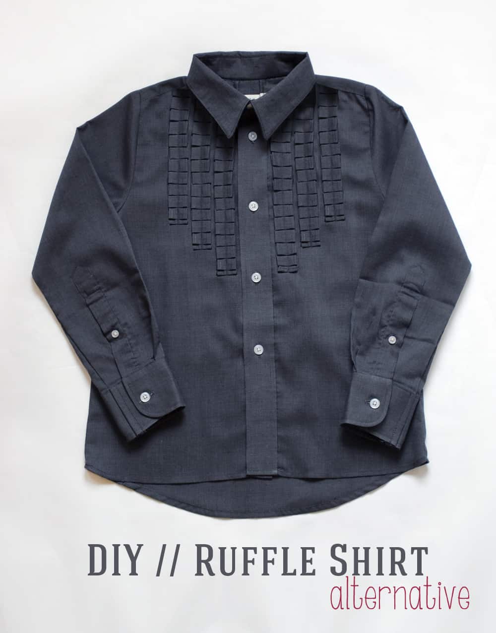 Diy hotsell tuxedo shirt