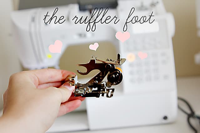 ruffle foot