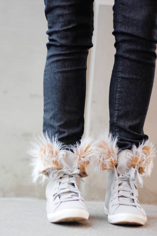 Fur lined clearance high tops