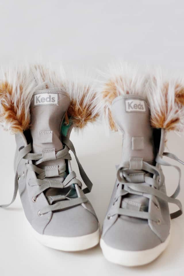 fur lined high tops