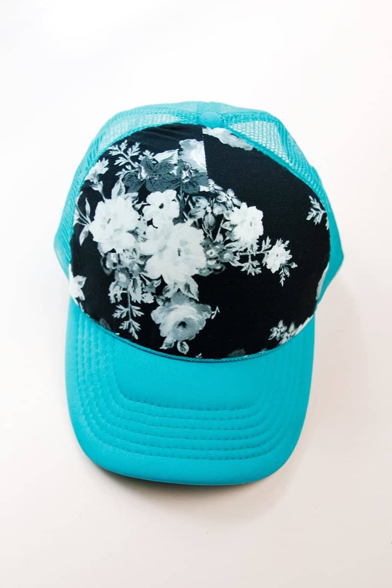 Make your own custom fabric trucker hat
