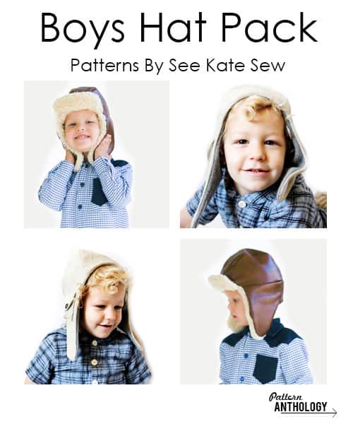 boys hat pack patterns!