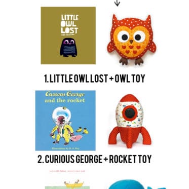 buy a book and sew a toy to go with it---cute gift idea!