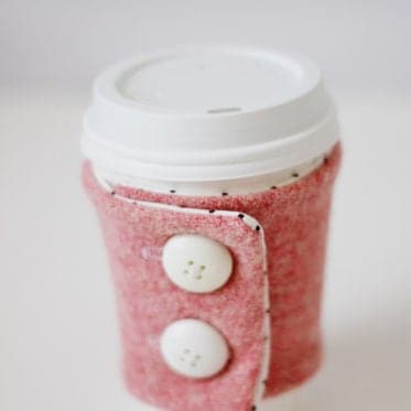 DIY coffee cozy